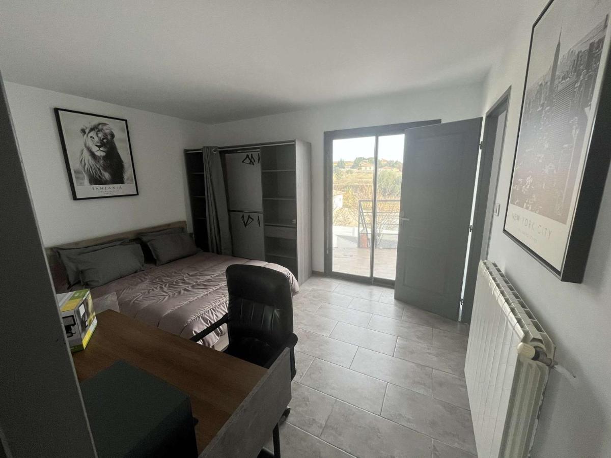 Superbe Appartement Avec Piscine Et Spa Privatif Villeneuve-les-Beziers Luaran gambar